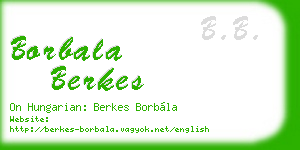 borbala berkes business card